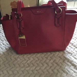 Ralph Lauren Red Handbag